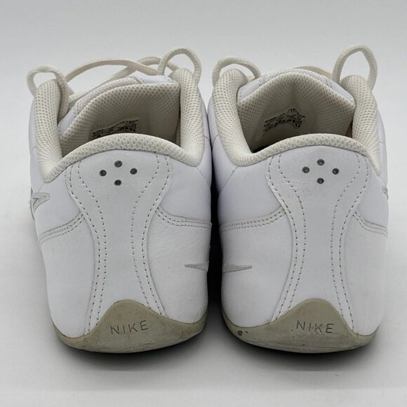 Nike Dance Athletic Shoes Leather Womens Size 10 White Silver 366191-103 - Picture 10 of 16